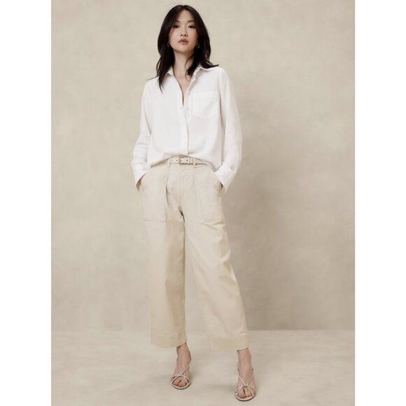 Banana Republic Factory Pants - BANANA REPUBLIC FACTORY Authentic Chino Barrel Pant 6